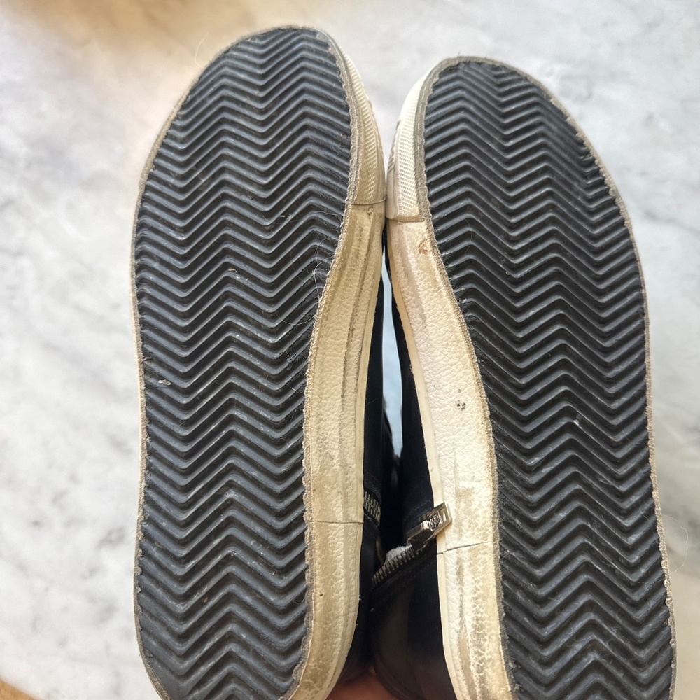 Golden Goose Slide black leather with silver studs Size 40 - Picture 4 of 5